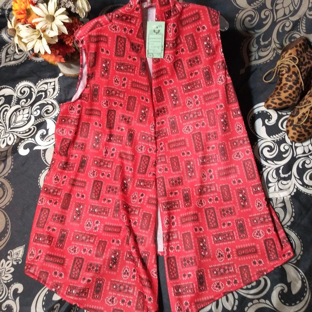 694 jeaniemade Size XLarge Vest